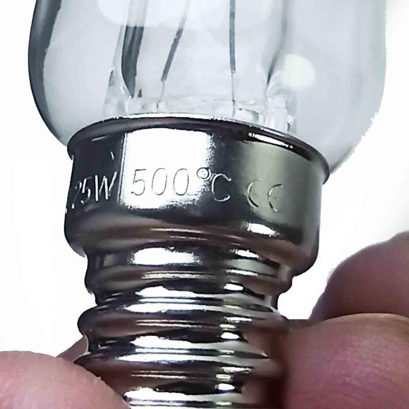 Microwave Bulb 25W Bulbs for Microwave Oven Appliance Microwave Light Bulbs 250 Lumens Replacement Light Bulbs E14 Appliance