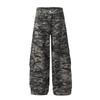 Women's Large Pocket Curved Wide Leg Camouflage Cool Girl Street Straight Bottoms Female Summer Unisex Loose Trousers