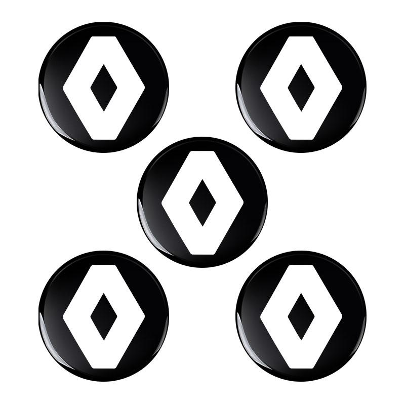 New 14mm Car Key Emblem Stickers Auto Control Key Logo Accessories For Renault Dacia Markers Koleos Clio Laguna 2 Megane 2 3 Duster Logan Captur