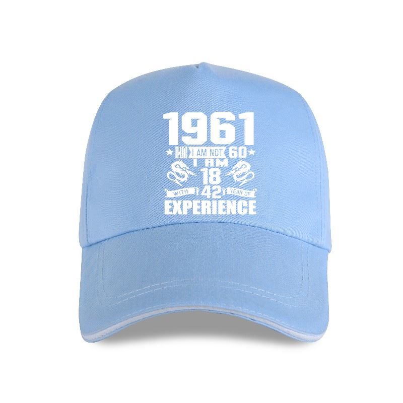 New Cap Hat  Funny Made In 1961 60th Birthday Gift Print Joke 60 Years Awesome Husband Casual Baseball Cap Cotton Unisex