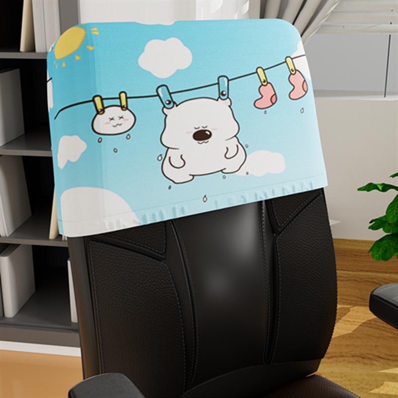Новый эластичный чехол для подголовника кресла Boss, чехол для офисного кресла, чехол для подголовника вращающегося кресла, чехол для подголовника компьютерного кресла, пылезащитный