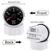 Universal 7-Color LED Backlight 52mm Digital Voltmeter For 12V Vehicles Car Boat Marine IP67 Waterproof Volt Gauge 8-16V Meter