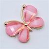 10Pcs/Set  Cute Colorful Butterfly Costume Decoration Alloy Stained Glass Buckle DIY Jewelry Accessories Wedding Card DIY Decor