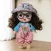 Simulation Dress-up Doll Bath Toy Exquisite Clothes Set Girl Play House Toy Cute Doll Gift