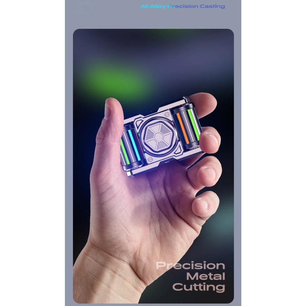 EDC Best Luminous Fidget Spinner Relieve Stress Relief Toy Antistresse Decompression Hand Metal Alloy Roller Children's Adults
