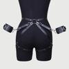 Women Sexy Thigh Garter Leather Lingerie Leg Harness Bdsm Bondage Lingerie Fetish Handcuffs Clothing Festival Rave Outfit Garter