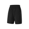 Li Ning Table Tennis Series Solid Color Simple Straight Loose Quick-Drying Breathable Casual Shorts Unisex Shorts Black AKSU223-1
