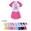 Kids Girls Anime Cartoon POP Singer Super Star Zoey Rumi Mira Print Short Sleeves T-Shirt Shorts Pants Casual Clothes Set