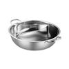 28-36cm Twin Divided Hot Pot Thicken Stainless Steel Pot  Gas Induction Cooker