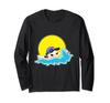 Dog Swimming Goggles Water Sports Long Sleeve T-Shirt