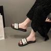 Flat-bottomed Cool Slippers Women's New Comfortable and Versatile Beach Slippers Women's Summer Wear