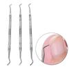 Yousheng Ingrown Toe Nail Lifter Double Side File Pedicure Manicure Care Correction Tool