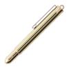DESIGNPHIL MIDORI Travelers Company TRC Brass Rollerball Pen, Solid Brass, Limited Edition with Card, 36727006