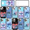 Cover for iPhone 15 14 Xiaomi Redmi Note 13 12 11 Pro Max X 8 7 9 XR Samsung Galaxy S24 S23 A05 OPPO A15 Huawei Lilo Anime Blue Stitch Pink Phone Case