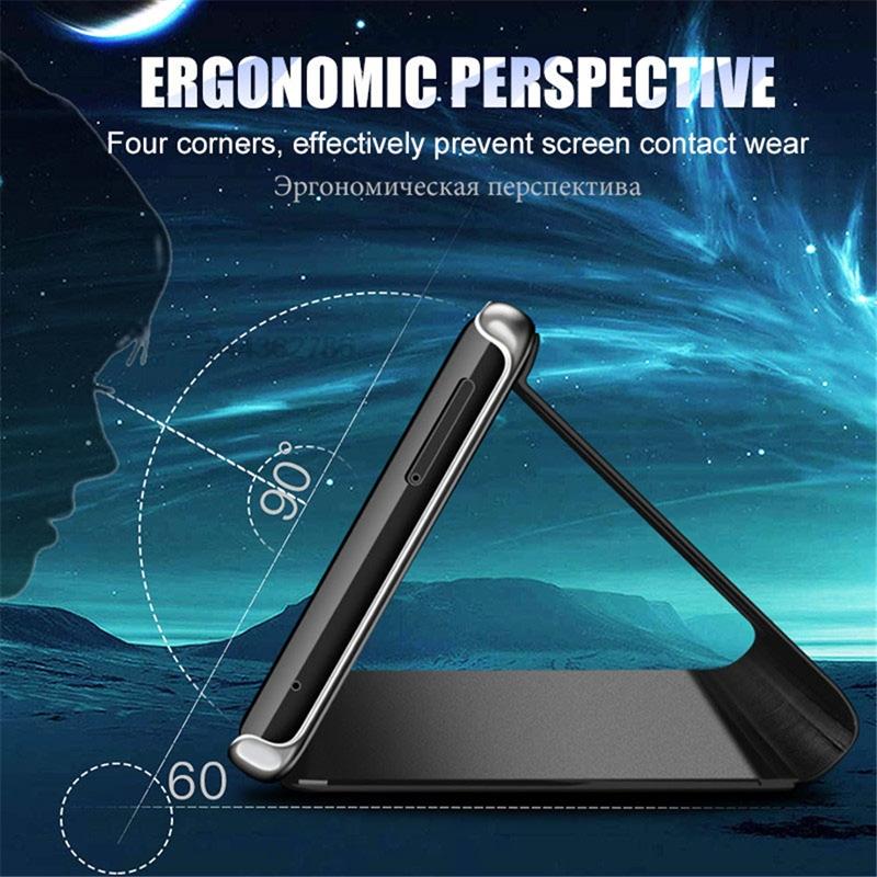 Smart Mirror Flip Case For Samsung Galaxy A52 A72 A02 A12 A22 A32 A42 A51 A71 A31 A01 A50 A70 A10S A20S A21S M31 M51 M32 Cover