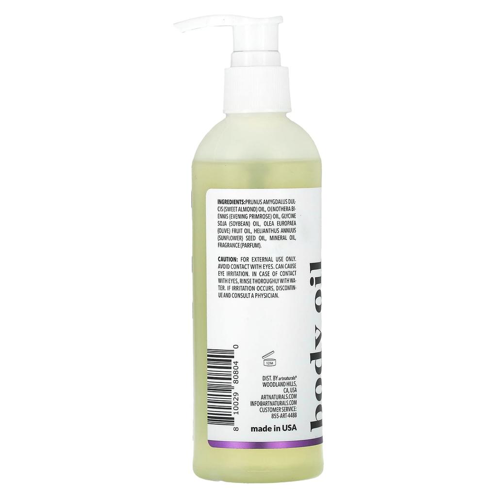 artnaturals Body Oil, Lavender, 8 Fl Oz (236.5 Ml)
