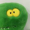26CM Cute Little Green Dinosaur Plush Toy Short Hair Soft Funny Four Eyes Dinosaur Baby To Children's Birthday Christmas Gift