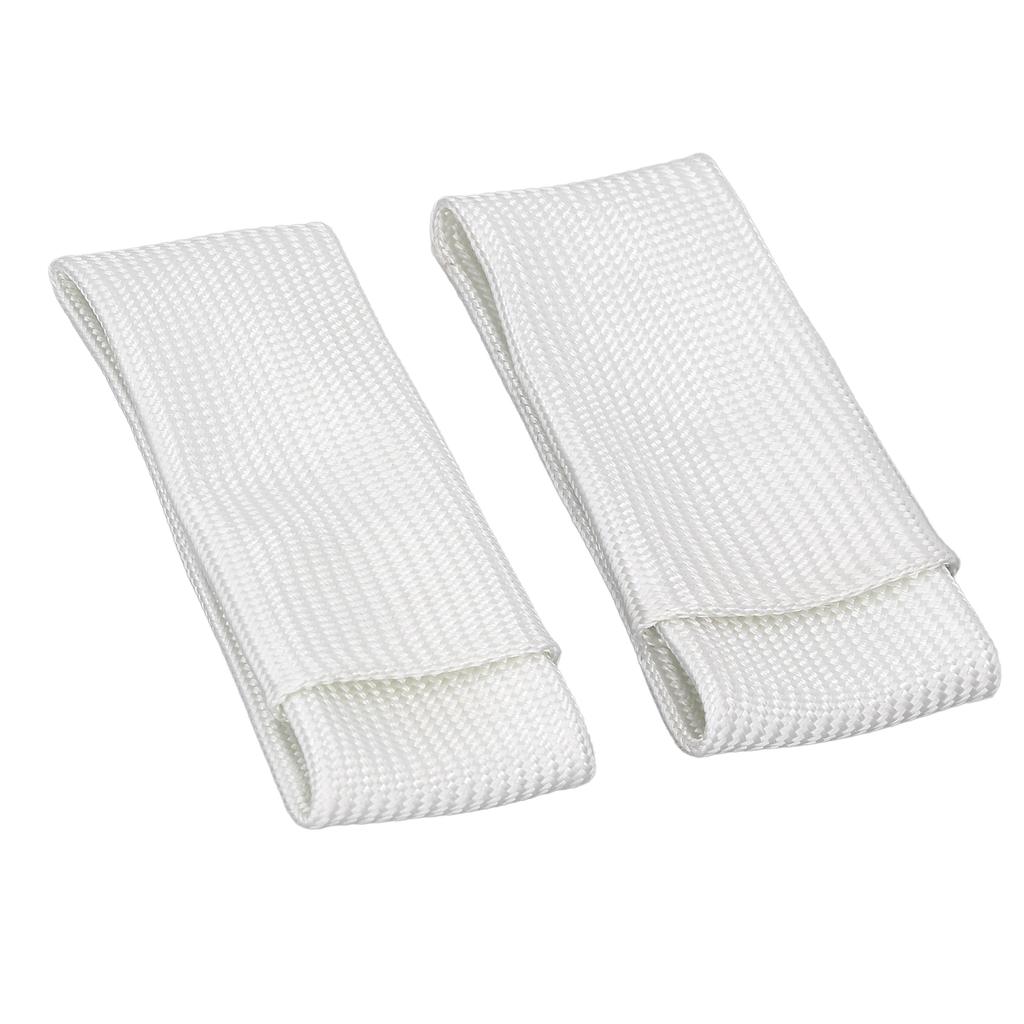 2PCS Glass Fibre Finger Cots Thermal Insulation Finger Covers TIG Welding Fingertip Protector XL L Size White