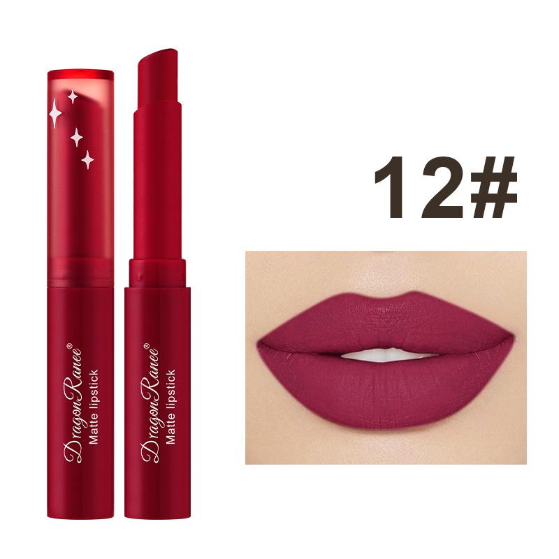 1Pc Nude Matte Lipstick Waterproof Long Lasting Lip Sticks Not Fading Sexy Red Velvet Lipsticks Women Make Up Cosmetics