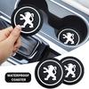 1/2pcs Car Cup Mat Anti-slip Bottle Holder Coasters For 308 408 508 RCZ 208 3008 2008 206 207 108 406 407 408 206 207 208 306 307