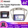 2 Din Android 12 For Toyota Highlander 1 XU20 2001-2007 Car Radio Multimedia Video Player Navigation CarPlay Stereo DVD Head Unit
