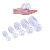 25Pcs Clear Plastic Ball Baubles Christmas Tree Hanging Party Ornament Craft DIY