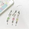 Wrist Strap Beads Phone Pendant Bag Decoration Y2K Lanyard Clovers Phone Chain  Cellphone Charm