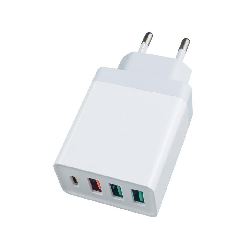 New PD20W+2.4A Four-port American-specific Mobile Phone Charger A+C Multi-port USB Fast Charging Adapter