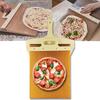 Wooden Hanging Pizza Cutting Board with Handle Pizza Serving Board Non-stick Versatile for Making Pizza Baking Bread