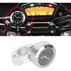 Motorcycle Handlebar Clock Dial Clock Durable Waterproof Stainless Steel Motorcycle Bike Handlebar Mount Quartz Clock Watch