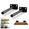 Floating Hidden Screw Mounting Plate Metal Brackets Shelf Bracket Concealed Wall Shelves Supports