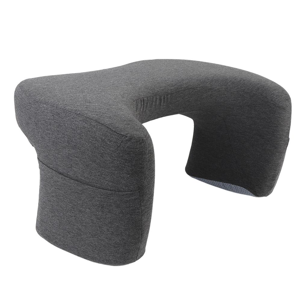 Armrest Gaming Pillow Memory Foam Lap Desk Pillow Reading Gaming Pillow with Pockets for Sofa and