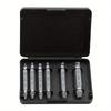 6-Piece Damaged Screw Extractor Bit Kit with Toolbox
