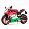 1/12 Ducati 1199 Panigale Alloy Racing Motorcycle Model Diecast Metal Toy Street Sports Motorcycle Model Sound and Light Childrens Gift