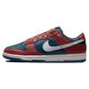 Dunk Versatile Low-top Skate Shoes for Women In Blue and Red