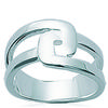 Silver Ring 'Choreography' Silver - 11 Mm