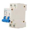 2P Miniature Circuit Breaker Compact DIN Rail Mounted Circuit Breaker Breaking Capacity 6000A 400V