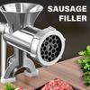 Durable Kitchen Meat Processors Efficient Alloy Meat Grinder Manual Mincer with Sausage Accessories for Home Use