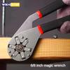 6/8 Inch Magic Wrench Household Maintenance Adjustable Twisting Hand Clamping Socket Outer Hexagonal Multifunctional Tool