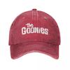 Spring Autumn Men The Goonies TV Series Baseball Cap Hip Hop Baseball Hat Sports Washed Washed 100% Cotton Cap Hats