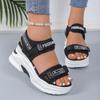 Fashion Summer Trend Women Platform Wedge Sandals Light Casual Beach Sandals Fashion New Comfortable Shoes for Women Zapatos De Mujer