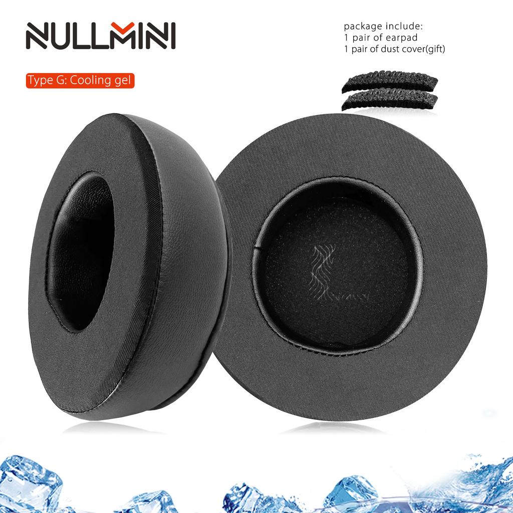 NullMini Replacement Earpads for Bluedio T5 T4 T4S Headphones Ear Cushion Earmuffs Cooling Gel Sleeve Headband