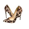 Fashion FHC 12cm New Design Women Pumps,Leopard High Heels, Office Lady Work Shoes,Slip On,Shallow Out,Pointed Toe,Size 33-45,Dropship