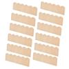 12pcs 1:12 Dollhouse Wooden Shingles Miniature Roof Tiles Decoration Accessories