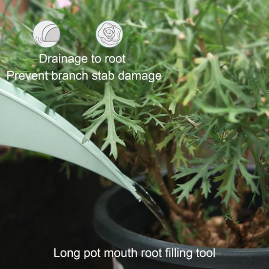 2L Watering Can Long Mouth Wear-resistant Large Capacity Flower Watering Can with Handle Garden Supplies