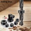 Adjustable Drill Stoper Collar Set with Hex Wrench Drill Stop Ring  Woodwork Tools