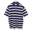 Polo by Ralph Lauren Border Pattern Short Sleeve Polo Shirt S Navy Fawn Men's Used