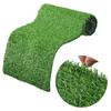 Artificial Grass Table Runner Soft Faux Cloth DIY Tabletop Decoration Anti-Shedding Anti Slip Green Lawn Mat Natural False Rug