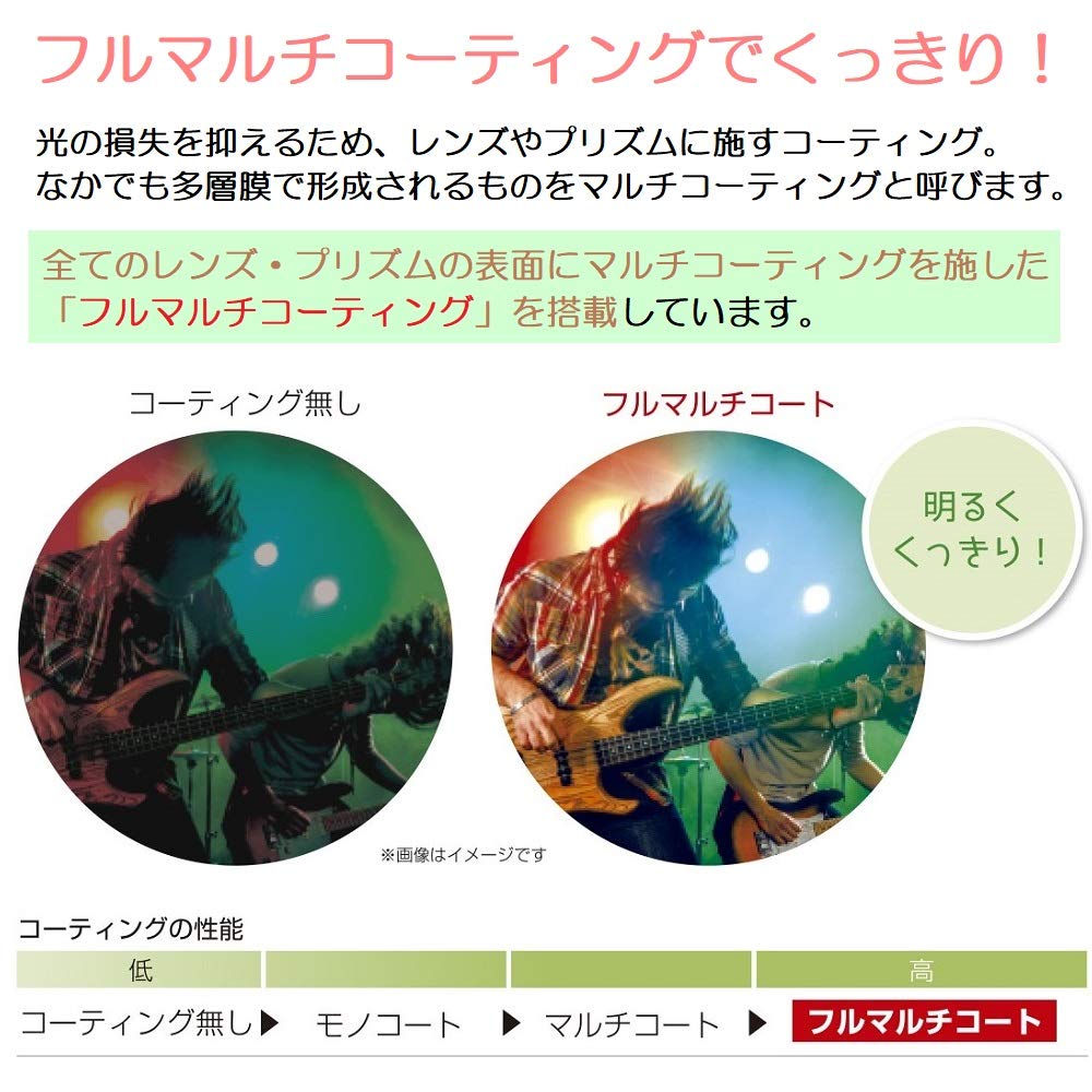 PENTAX Binoculars UP 10x21 Black Compact and Lightweight Fully Equipped with High Grade Prism Bak4 Festivals Live Concerts Watching Sports 1 Year