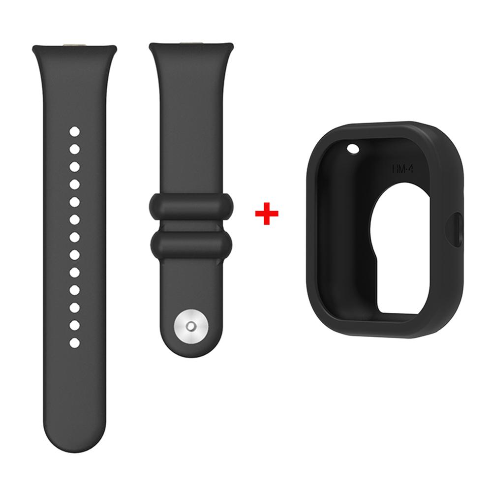 Silicone Strap For Redmi Watch 4/5 Smart Watch Band + Protective Case